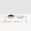 Small Clear Elevated Feeder with Color Bowls-61659535-62441846
