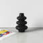 10” Dolomite Stacked Vase - Contemporary Abstract Stacked Sphere Decorative Table Vase - Home or Office Decor Accent - Flower Centerpiece Display Vase - Gift Idea-94283614-86749027