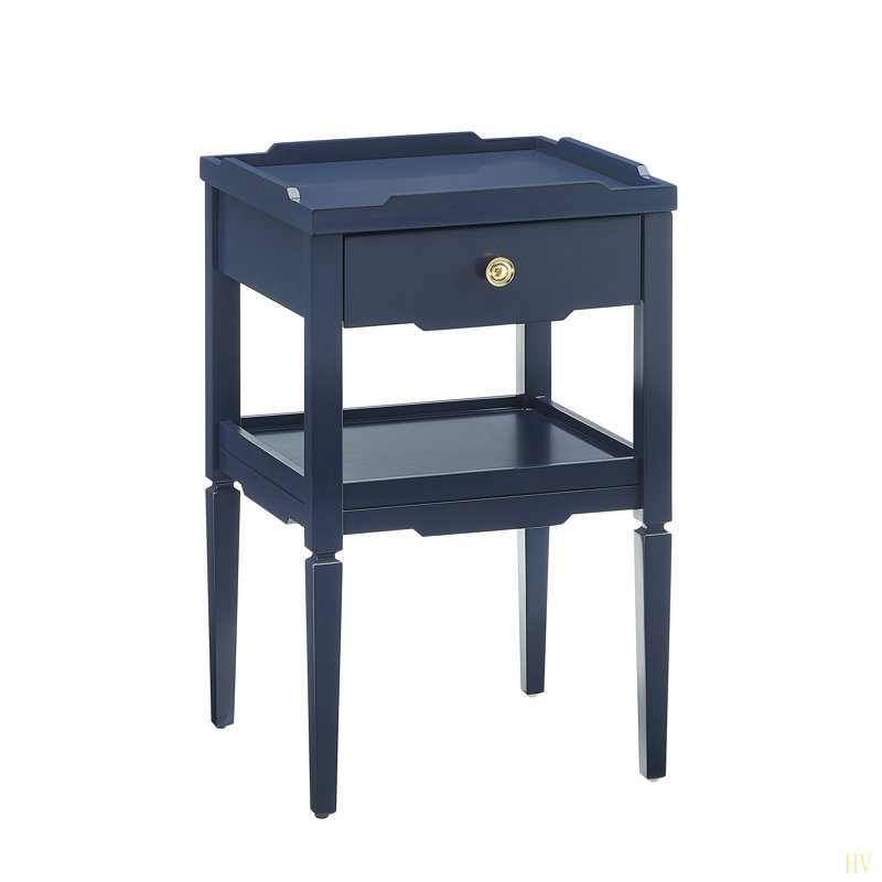 Table de chevet 1 tiroir Foley Midnight