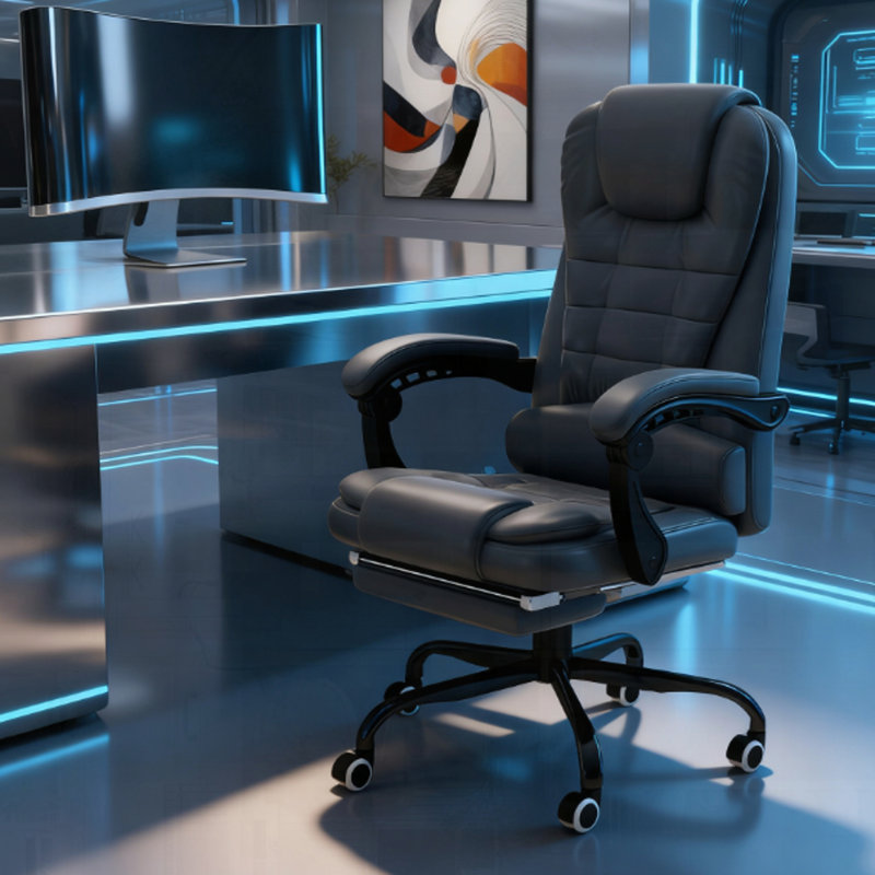 Fauteuil de bureau de massage à haut dossier et fauteuil de massage vibrant