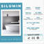 Bright LED Bathroom Mirror Front Side Light, 5 Mins Defog, Full HD Reflected, 3 Colours Dimmable, Wall Mounted-111917793