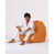 100 % polyester orange sélectionné