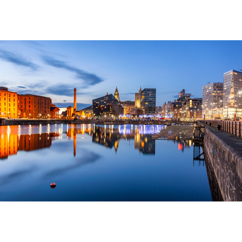 Albert Dock, Liverpool - Wrapped Canvas Print, 20cm H x 30cm W x 3.8cm D
