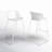 Pangea Home Cal Lucillie 29.5" Bar Stool - Modern Bar Stools – Mid-Century Modern Bar Stool with Footrest - Monochromatic - Kitchen, Dining, Bar Room - Set of 2 White Bar Stools-559458260