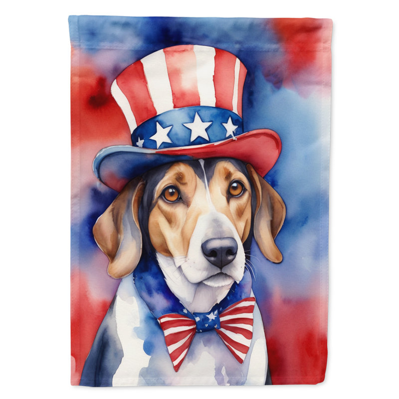 Drapeau patriotique du jardin américain, Foxhound américain