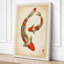 Twin Koi Dance Japandi - Wrapped Canvas-1291499041-1291499047