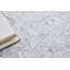 Rectangle Oriental Hand Loomed Wool/Bamboo Slat/Seagrass Area Rug in Ivory/Silver-1733717640