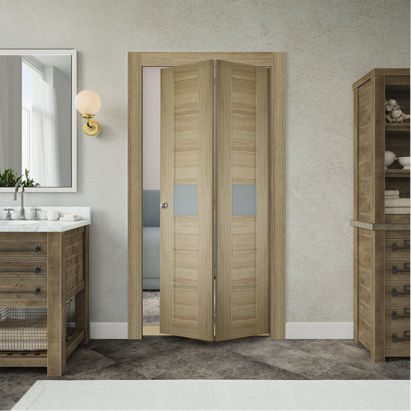Porte pliante Edna, 36 po x 80 po, Pin