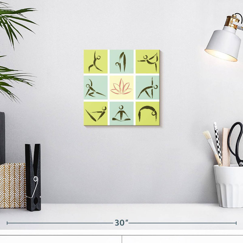 Pose de yoga Kerrick Lotus Zen, H 10 po x l 10 po