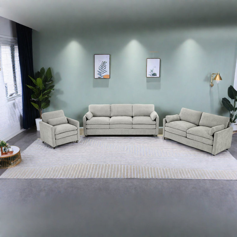 Ensemble de canapé rembourré Cozy surdimensionné Comfy Cloud Sofa