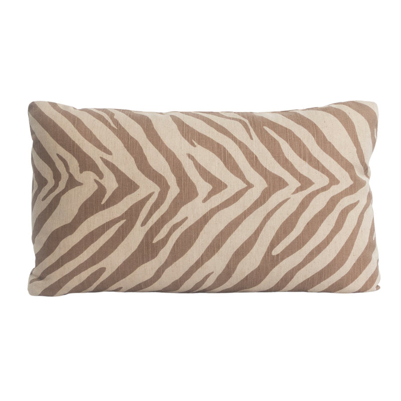 Tonal Tiger Knife Edge Accent Pillow
