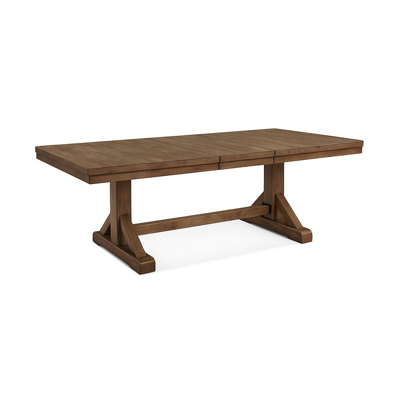 Hues Solid Wood Dining Table, Truffle