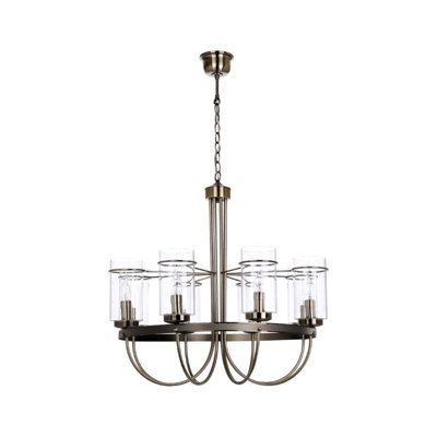 Winsted 4 - Light Waggon Wheel Chandelier