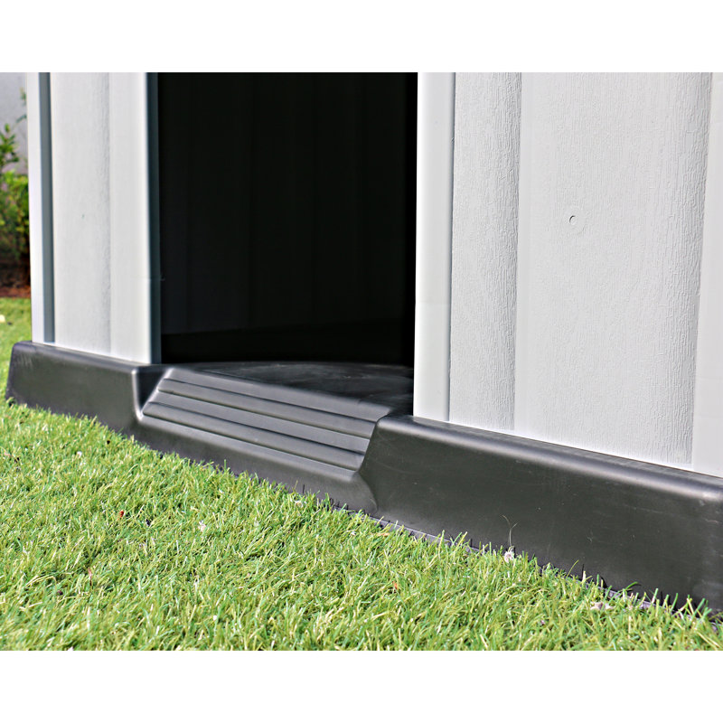 Niche pour chien en plastique gris 