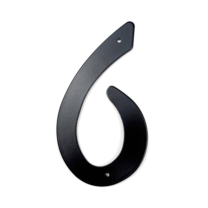 4'' H Metal House Number, 6