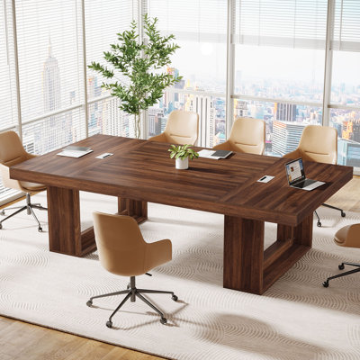 94.5" W Conference Table for 10 People