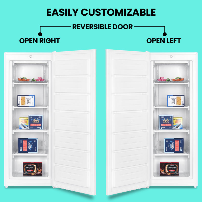 Koolatron 5.9 cu. Ft. Upright Freezer with Adjustable Temperature Controls