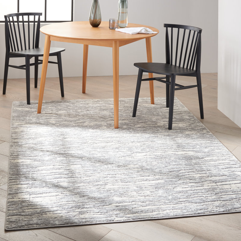 Tapis gris, Rectangle 5 pi 3 po x 7 pi 3 po