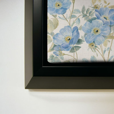 «More Blue Florals» par Lanie Loreth - Impression sur toile