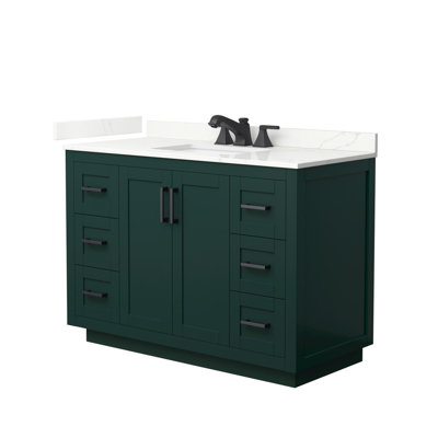 Miranda 48" Freestanding Single Bathroom Vanity with Quartz Top