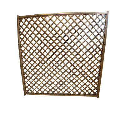 72'' H Wood Lattice Panel Trellis