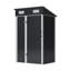 4 x 3FT Metal Garden Storage Shed with Lockable Door-129915092