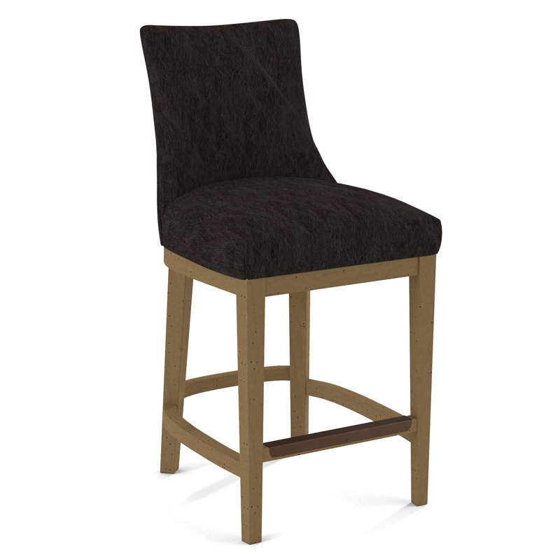 Upholstered Stool, Applause Bajah Ruby, White
