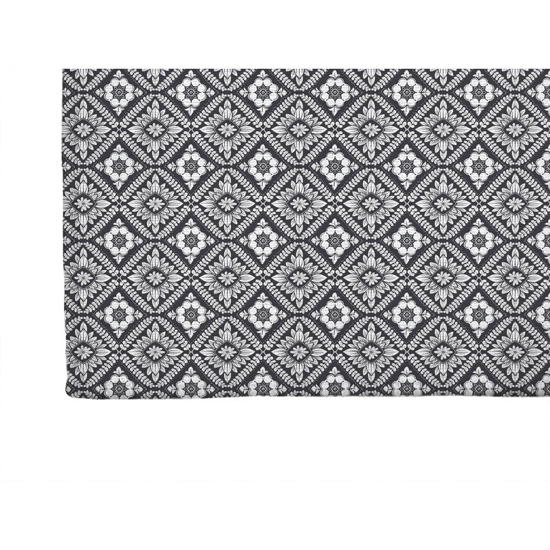 Petit tapis de cuisine Talia, Gris anthracite, Rectangle 5 pi x 7 pi