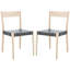 Chaise d'appoint en bois massif Cosme-453435655