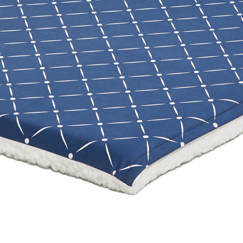 Lit pour animaux Paxton, Bleu / molleton, l 48,25 po x P 30,75 po x H 2,38 po