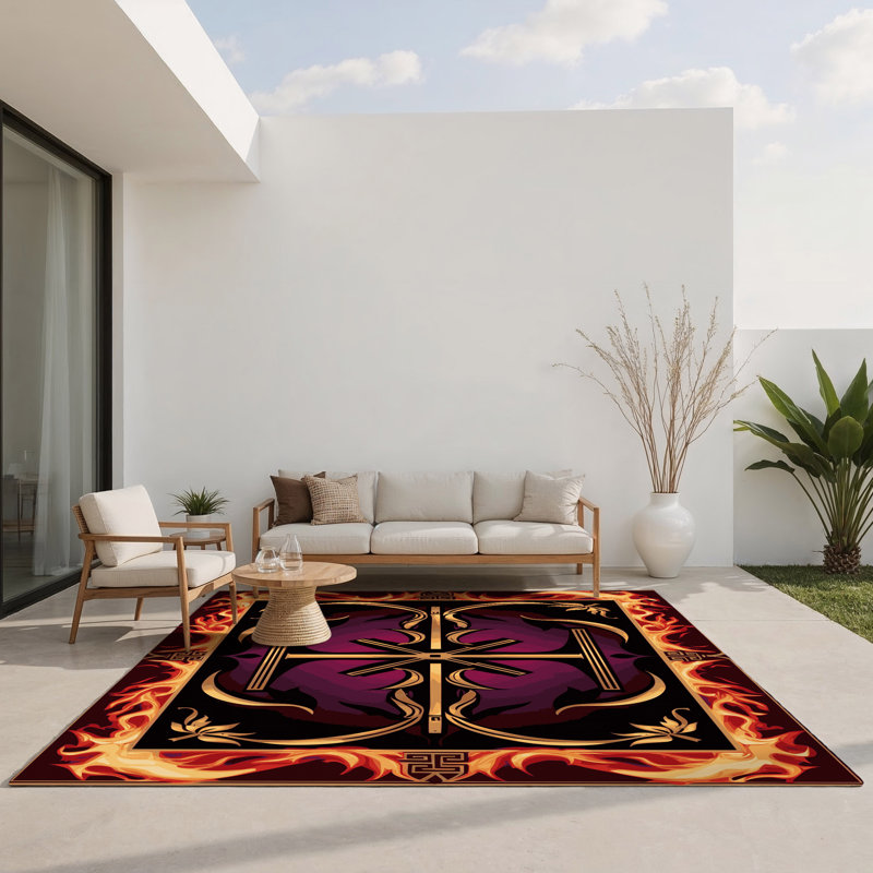 Tapis intérieur et extérieur Majestic, Rectangulaire 2 pi x 3 pi
