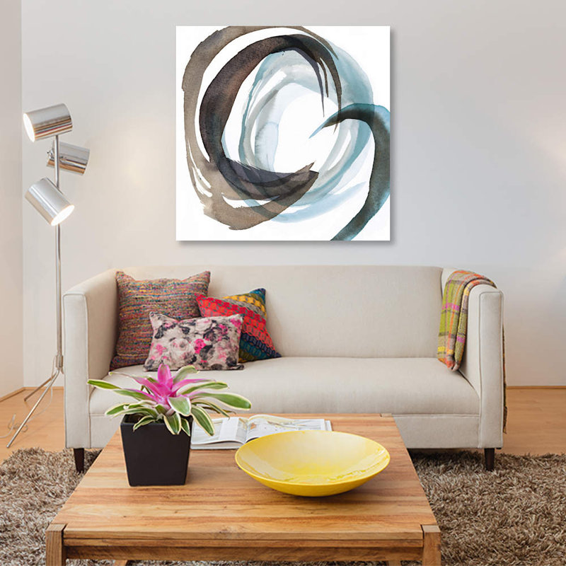 «Overture I», impression sur toile, H 12 po x l 12 po x P 0,75 po, Pas de tapis, Toile tendue