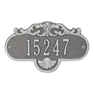 Plaque d'adresse murale sur 1 ligne Rochelle