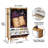 Shoe Storage Cabinet with 3 Flip Drawers for Vintage Open Book Purple Flowers Starry Cosmic Shoe Rack Storage Organizer