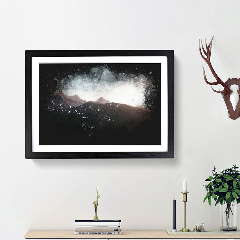 Annapurna Circuit Trek in Nepal - Framed Print, Black Framed, 24cm H x 33cm W x 2cm D