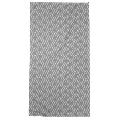 Serviette de bain zigzag classique