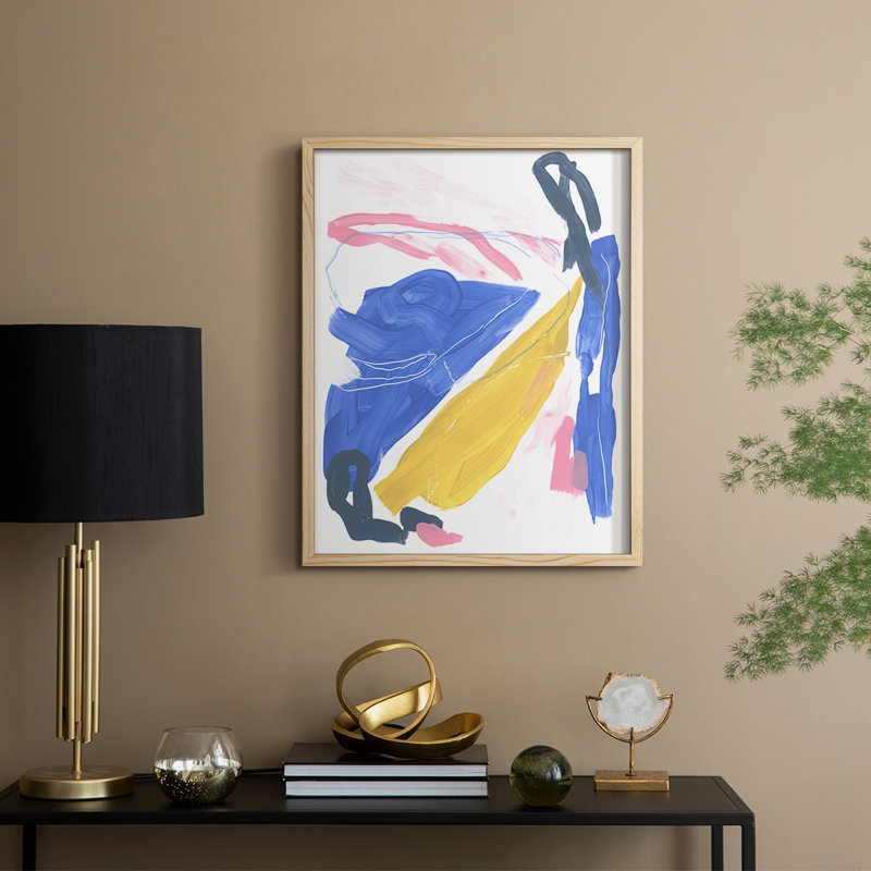 Feedback Loop II Framed Print - Solid Wood, 21" H x 17" W