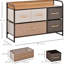 Commode 5 tiroirs 5 tiroirs pour l'organisation de la chambre à coucher avec 5 tiroirs, option de rangement