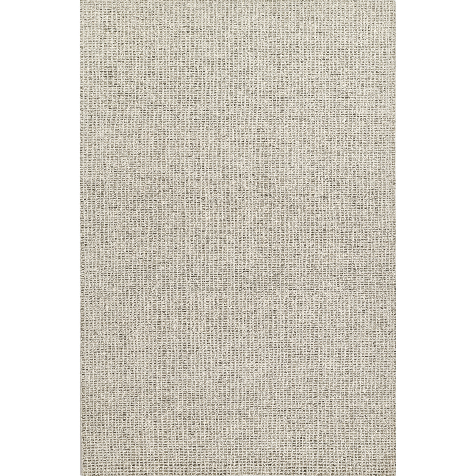 Reanne Gray Ivory Hand-Tufted Wool Rug, Rectangle 2' x 3'