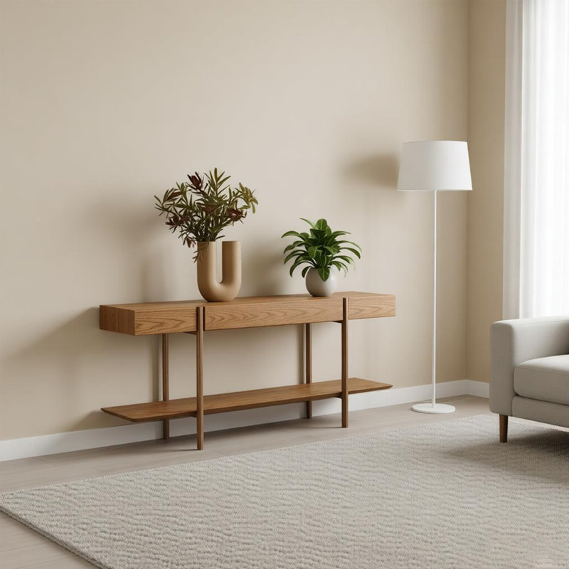 Minimalist multi-level storage rack, 29.53" H x 47.24" W x 17.72" D