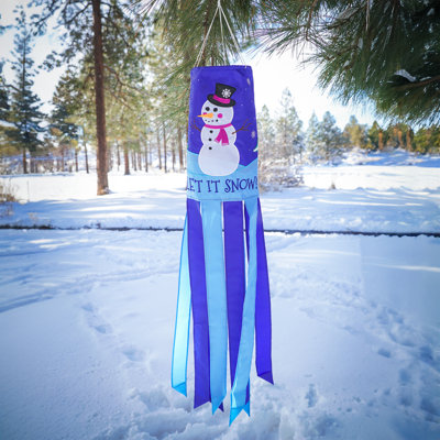 Let it Snow 40" Windsock