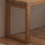 Bureau rectangulaire brun en bois massif et verre-2084977612