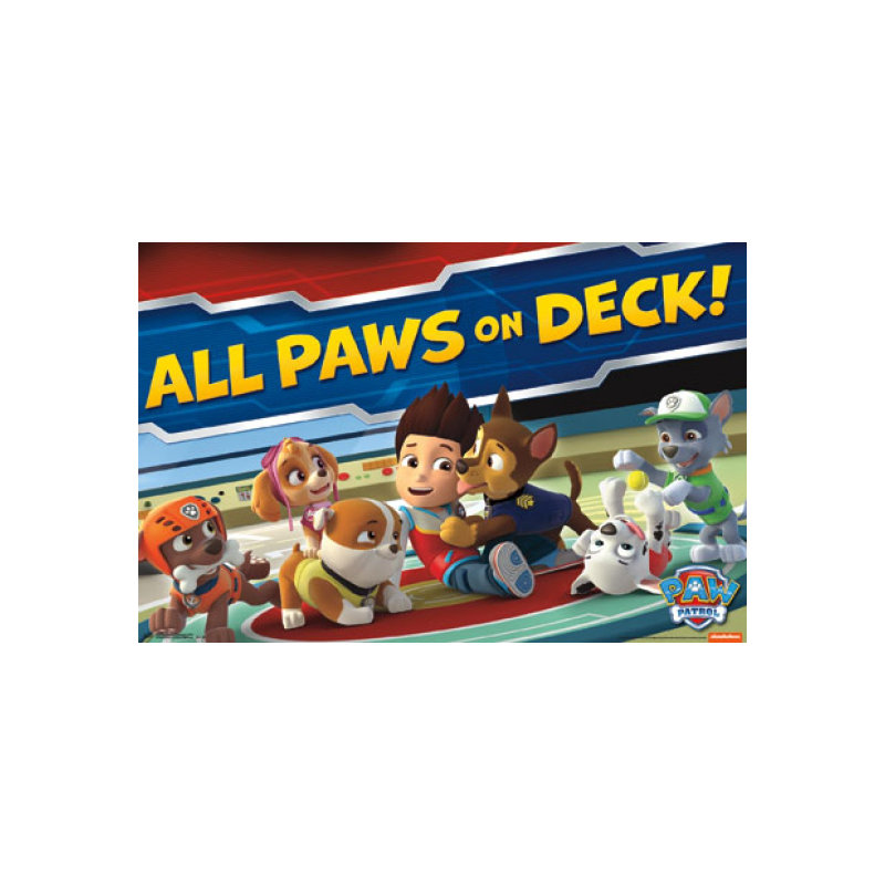 «Paw Patrol - On Deck», reproduction d'affiche (34 x 24)