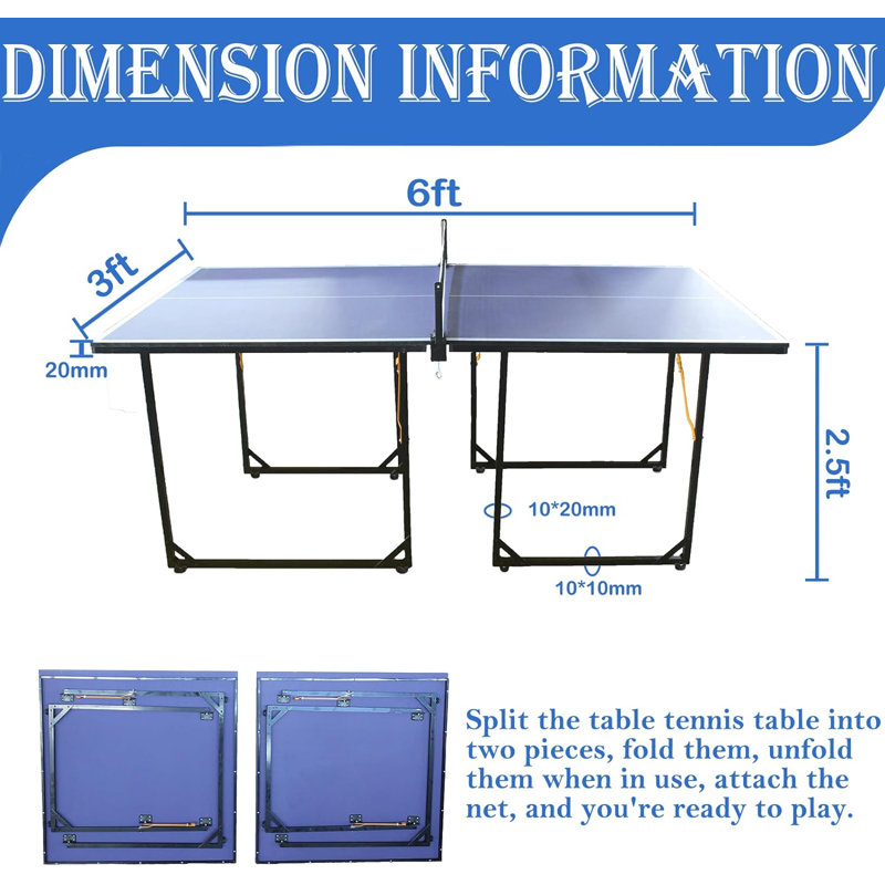 Gaomon Foldable Table Tennis Table