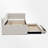 Upholstered Daybed With Trundle And Drawer-493963305-493963311