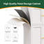 Armoire de rangement pour salle de bain, buffet décoratif en métal avec 4 portes et 2 tablettes réglables, armoires de salle de bain autoportantes, vestiaire antirouille, cuisine, salon, couloir-714390718