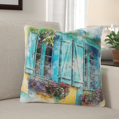 Czajkowski Outdoor Reversible Throw Pillow