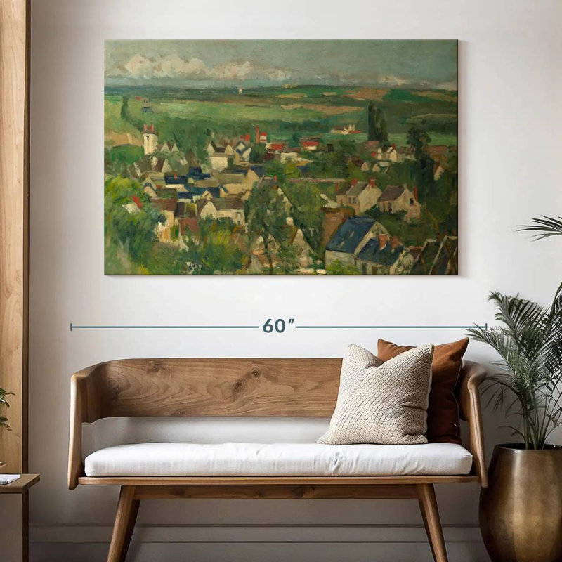 Vue panoramique d'Alvord Auvers, H 34 po x l 51 po