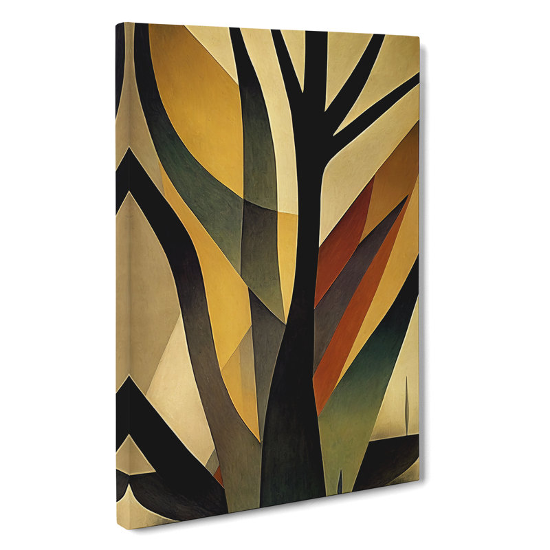 Splendid Abstract Tree No.1 - Wall Art, 60cm H x 40cm W x 3cm D, Wrapped Canvas