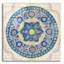 «Raja Medallion» par Sue Schlabach, art mural en verre acrylique, 24 po x 24 po-273230614
